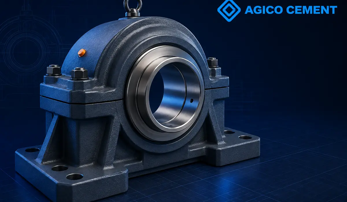 AGICO CEMENT branded 3D bearing housing rendering