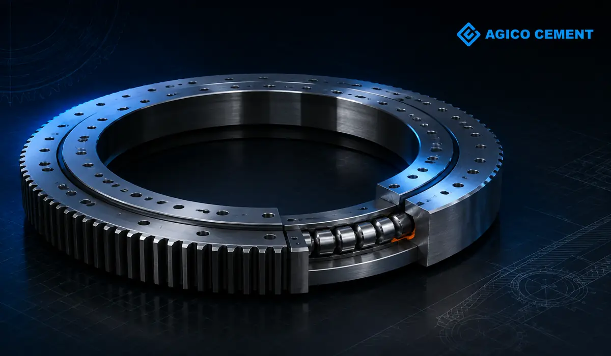 AGICO CEMENT branded 3D slew bearing rendering