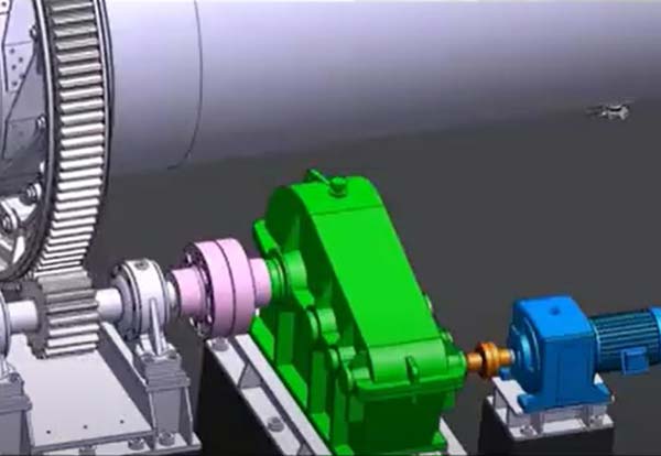 gear reduction box rotary kiln