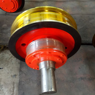 heavy duty wheel for stacker reclaimer